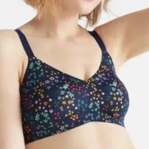 Knix Padded V-neck Bra Sz 8 in Wildflower